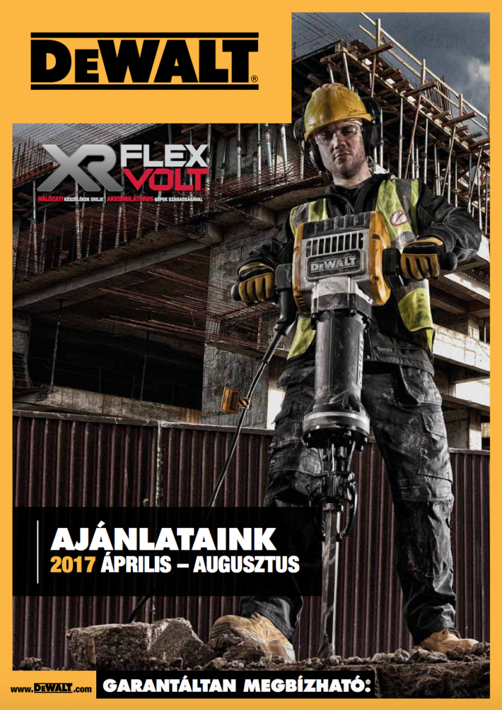 DeWalt ajánlatok 2017. április-augusztus
